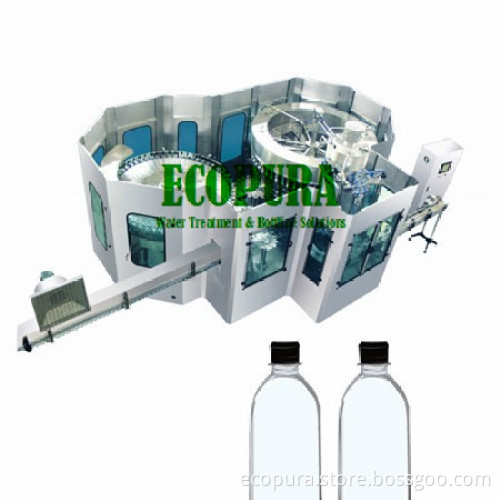3-in-1 Bottle Filling Line / Water Bottling Machine 18000bph
